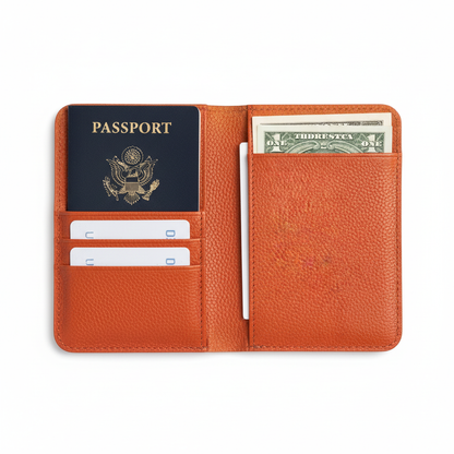 Leather Modern Passport Holder